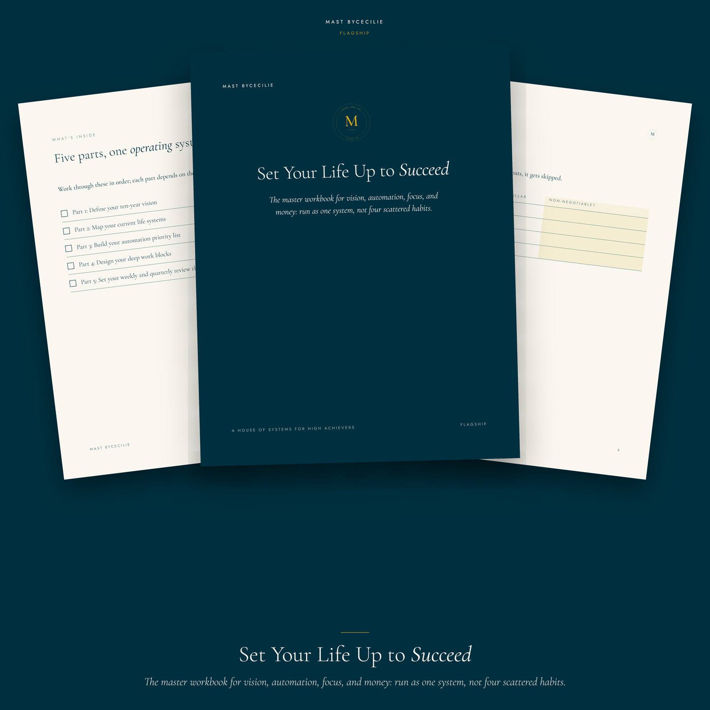 Set Your Life Up to Succeed